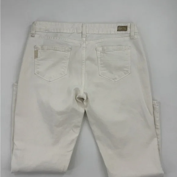 Paige White Venice Capri Pants Lightly Distressed Cropped Women's Size 29 - Picture 6 of 8